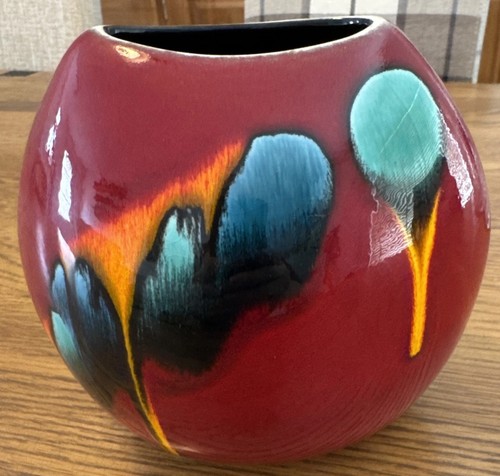 Poole pottery purse vase - purse, no