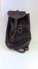 Vintage Brown Leather Backpack