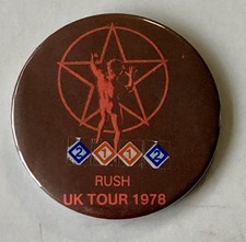 RUSH UK TOUR 1978  LARGE 63 mm