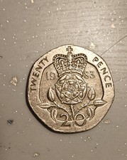 Rare UK 1983 20p Twenty Pence