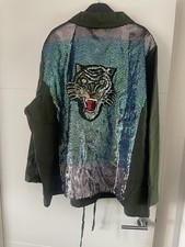 Frapp tiger sequin jacket size