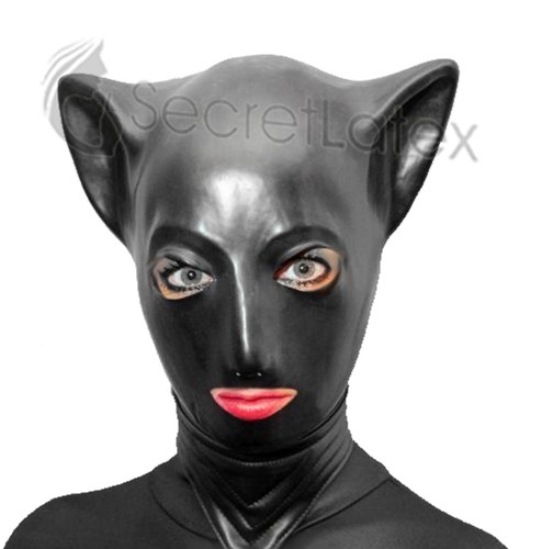 Black flesh fetish pussy - black, latex