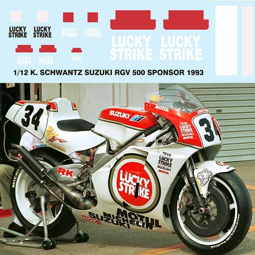 Decals for suzuki - 1/12,
