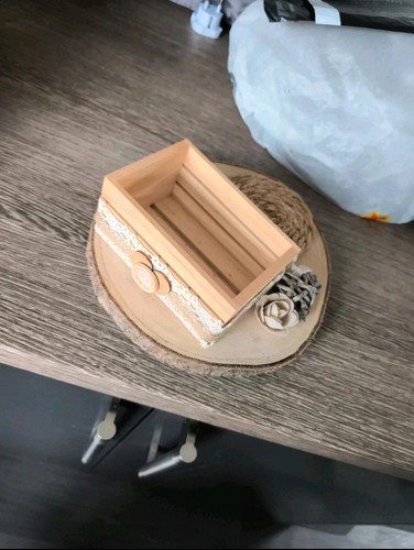 Wooden log slice table - log,