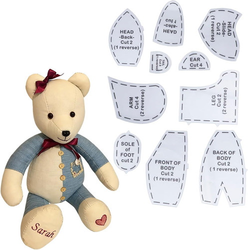 Pcs memory bear template - memory,