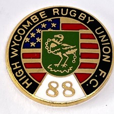 High Wycombe Rugby Union Club Football Club 88 Medallion Fob Enamel made England