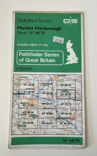 Vintage pathfinder map sp - map,