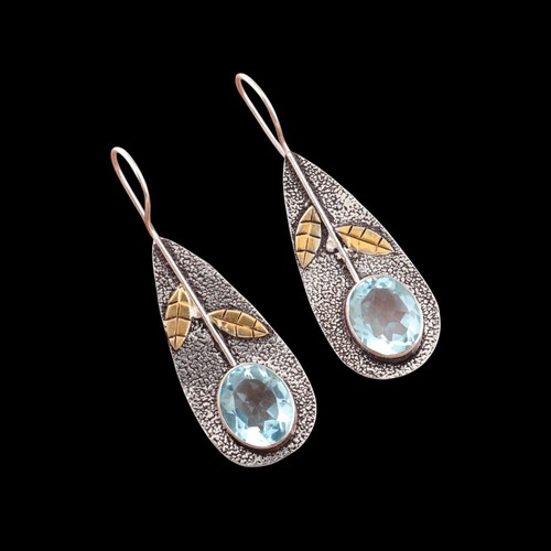 Sky blue topaz gemstone - sky,