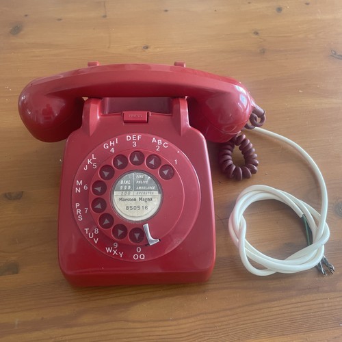 Vintage gpo 706l red rotary - 706l,