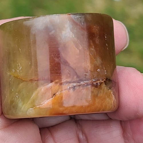 Antique jade archers ring - archers,
