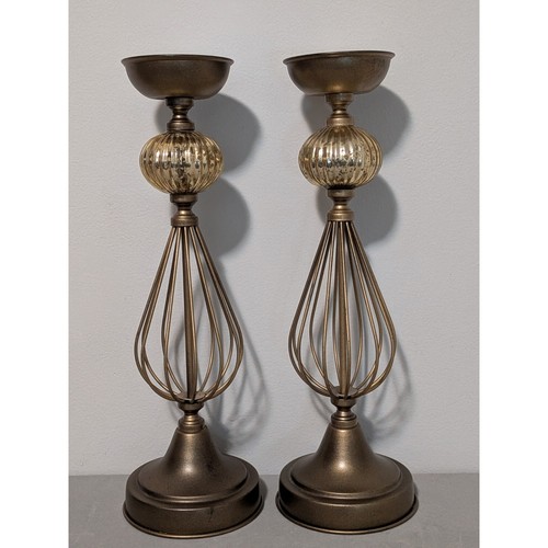 Pair antique bronze - 16",