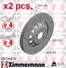 X2 PCS FRONT BRAKE DISC ROTOS