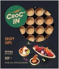 CROC'IN - Sweet Premium Tartlet Shells - Edible Mini Pastry Cases for Dessert -