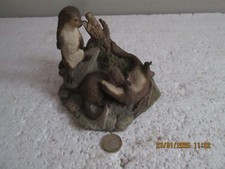 AYNSLEY MASTER  CRAFT  FAMILY OF OTTERS      see des.