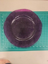 Purple Glass Charger Plate