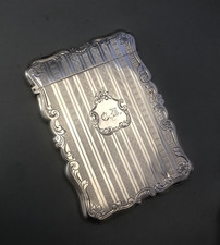 Victorian Silver Card Case