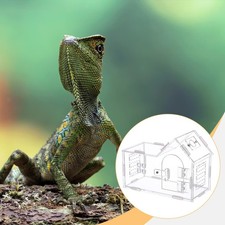 Reptile Feeding Box Portable Critter Keeper for Cricket Scorpion Lizard