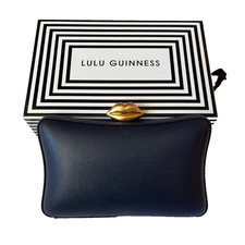 Navy Blue Leather Lulu