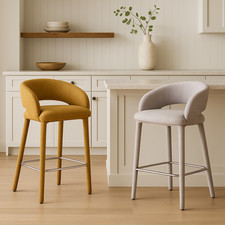 Hagen Bar Stool Fabric 66cm