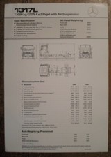 MERCEDES BENZ 1317L Truck orig