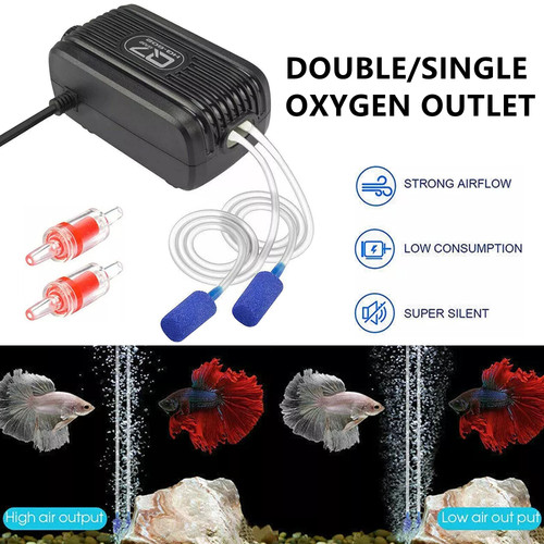 Silent aquarium oxygen pump - aquarium,