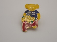 Marie Curie pin badge Teddy