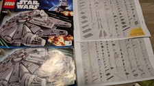 LEGO Star Wars 7965 Millennium Falcon Set with Instructions 2011 see description
