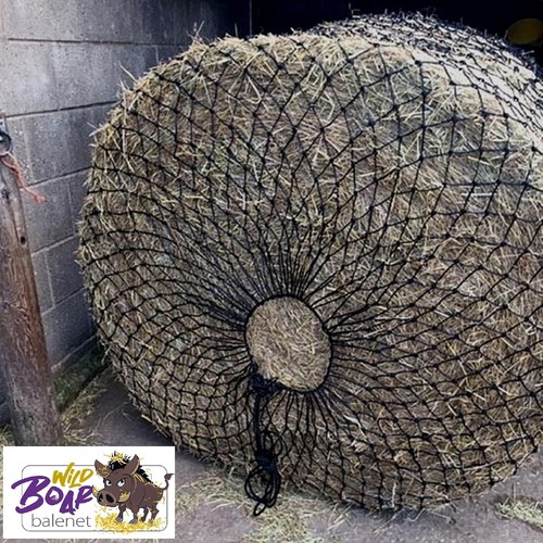 Round bale haynet - bale, wild