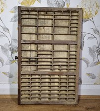 Small Vintage Wooden Printers