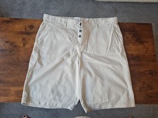 Mens  Button Fly Stone Shorts