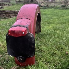 BSA Rear Mudguard, Reg Plate & Rear Light 
