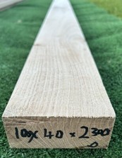 Solid Oak Timber Plank | Air Dried Planed All Round | 100  X 40 X 2300mm DIY 4x2
