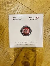 Fiat 500 And 500c Owners Handbook DVD Cd Genuine
