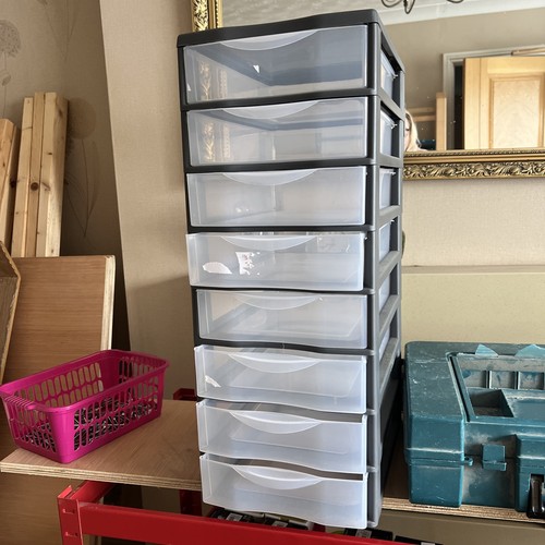 Plastic storage drawers - a4,