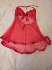 Red Baby Doll Nightie Fit Size