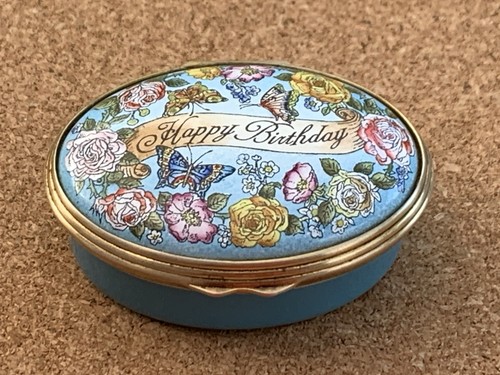 Happy birthday 80th enamel - 80th,