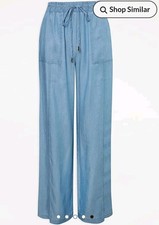 Wide Leg High Waisted Denim