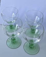 Vintage green sundae dish - vintage, or