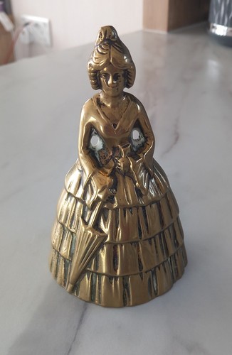 Table bell victorian lady - victorian,