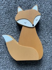 Wooden Standing Orange Fox