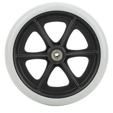 8 Inch Wheelchair Universal Front Wheel Replacement Flexible Solid Tire Wheel