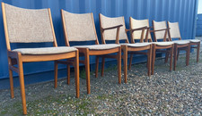 6 Dining Chairs Teak D Scan