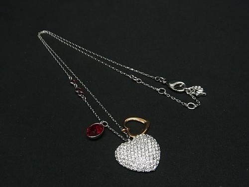 Swarovski duo heart rhinestone - heart,