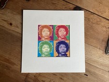 Jimi hendrix mounted - hendrix, unframed