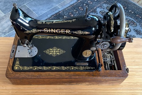 Antique 1914 singer 127k - antique,