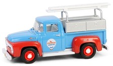 GREENLIGHT - 1956 FORD F-100 with toolboxes and ladders from the CHEVRON SPEC...