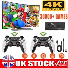 Wireless Retro Game Console 30,000 Games Classic Emulator +Dual 2.4G Controllers