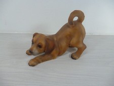 Vintage Labrador playful pup ornament puppy dog shelf