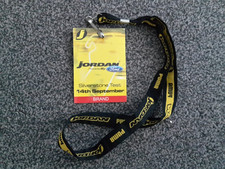 JORDAN TEST PASS with lanyard - SILVERSTONE 2004 F1 Formula 1