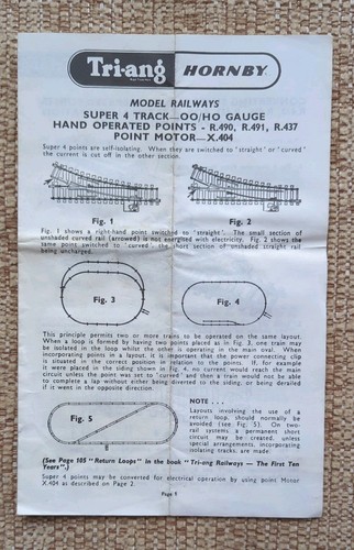 Tri ang hornby instructions - tri-ang,